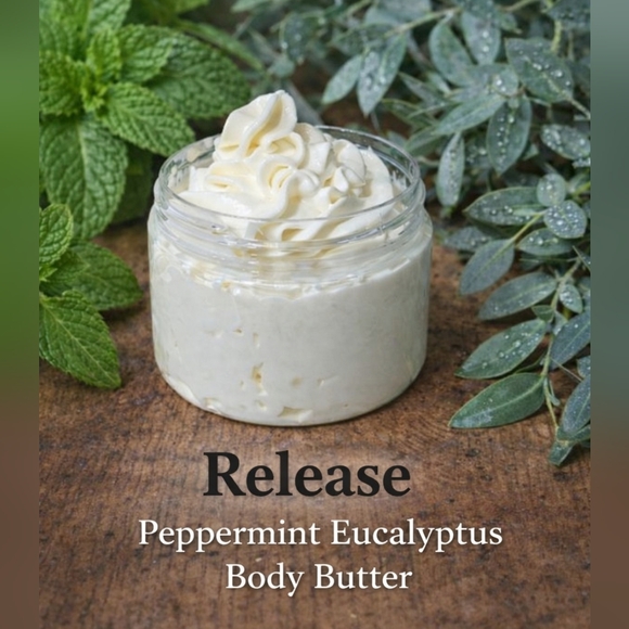 Hand Crafted Other - LIMITED SUPPLY" Release " Creamy Body Butter Lotion 4oz Peppermint Eucalyptus